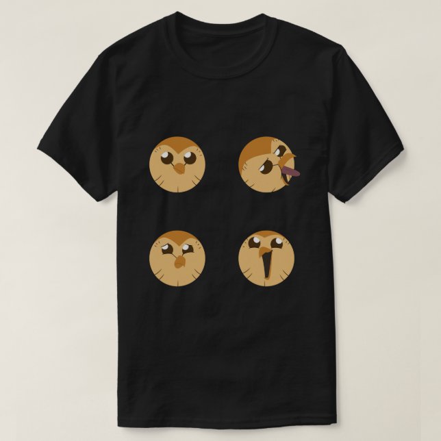 T-shirt Sticker d'expressions Hooty.png (Design devant)