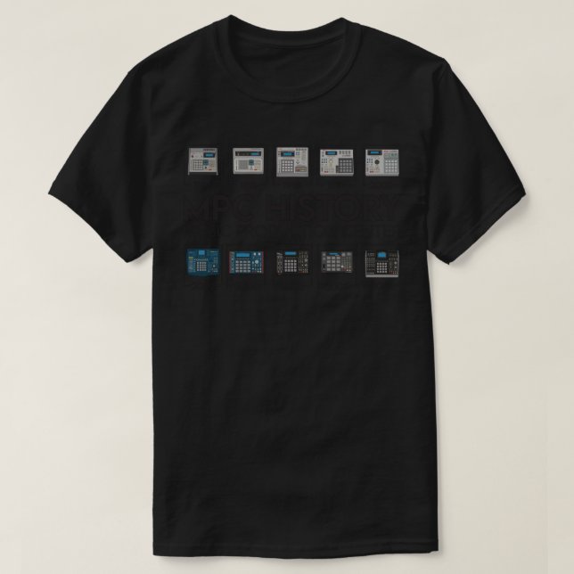 T-shirt Sticker d'historique MPC (Design devant)