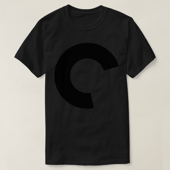 T-shirt Sticker du logo noir Critère (Design devant)