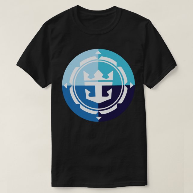 T-shirt Sticker du logo Royal Caribbean (Design devant)
