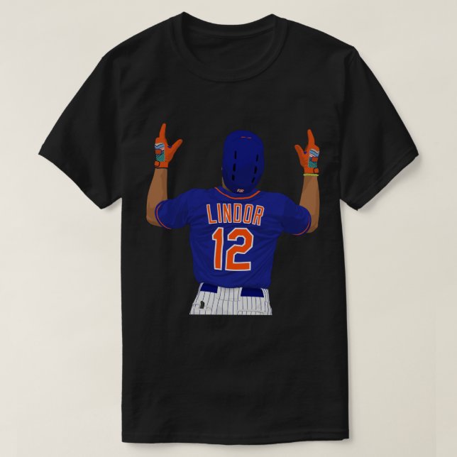 T-shirt Sticker Francisco Lindor 12 (Design devant)