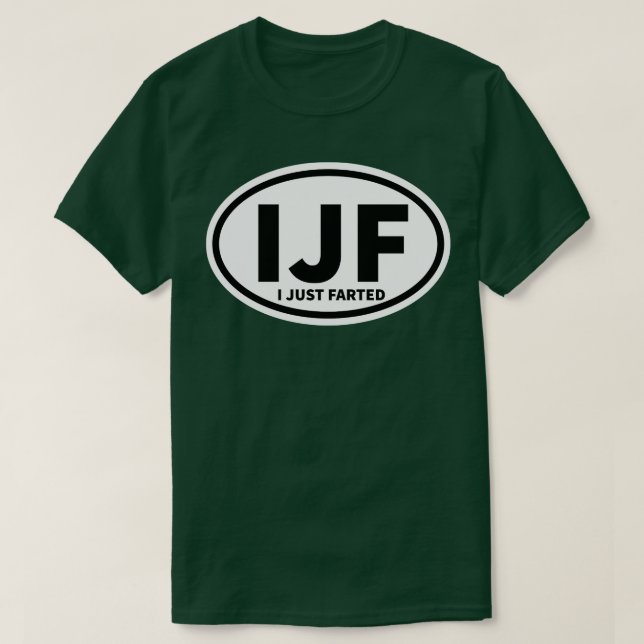 T-shirt Sticker IJF - Sticke ovale (Design devant)