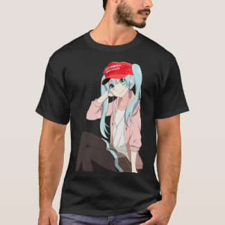 T-shirt Sticker MEME Waifu Anime Girls Pour Trump
