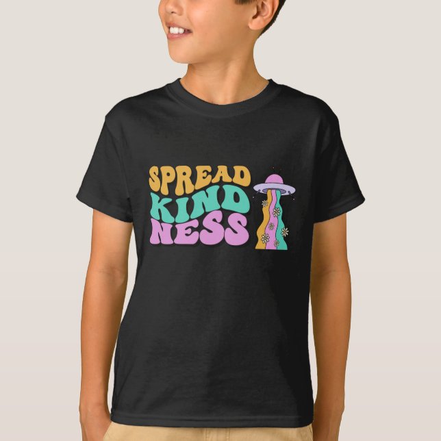 T-shirt Sticker Pastel Ufo Arc-en-ciel (Devant)