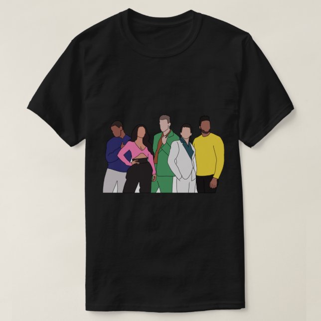 T-shirt Sticker Pentatonix (Design devant)