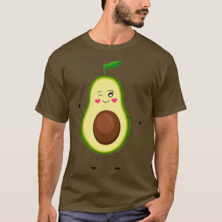 T-shirt sticker pour avocat mignon