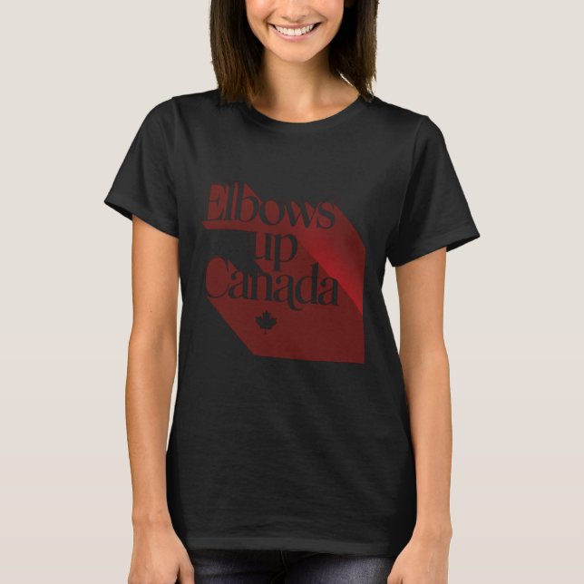T-shirt Sticker pour le Canada Elbos Up2 (Devant)