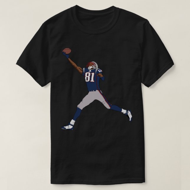 T-shirt Sticker pour les patriotes de Randy Moss (Design devant)