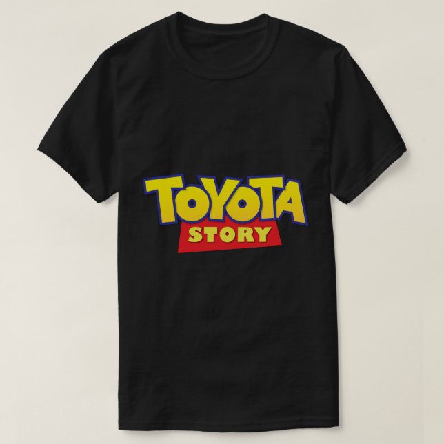 T-shirt Sticker pour l'histoire Toyota (Design devant)