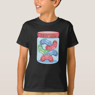 T-shirt Sticker pour pilules Joyeux Gamer
