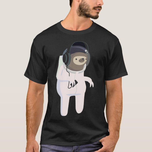 T-shirt Sticker pour soliste astronaute (Devant)