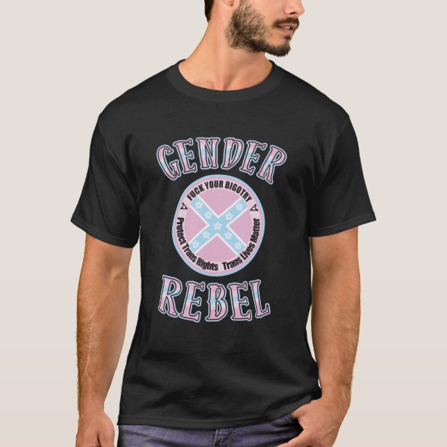 T-shirt Sticker Rebel genre (Devant)