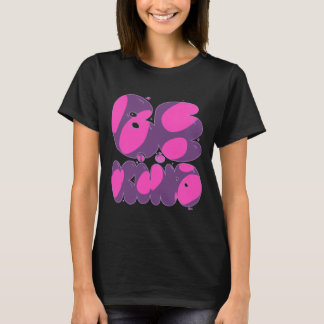 T-shirt Sticker Rose Et Violet