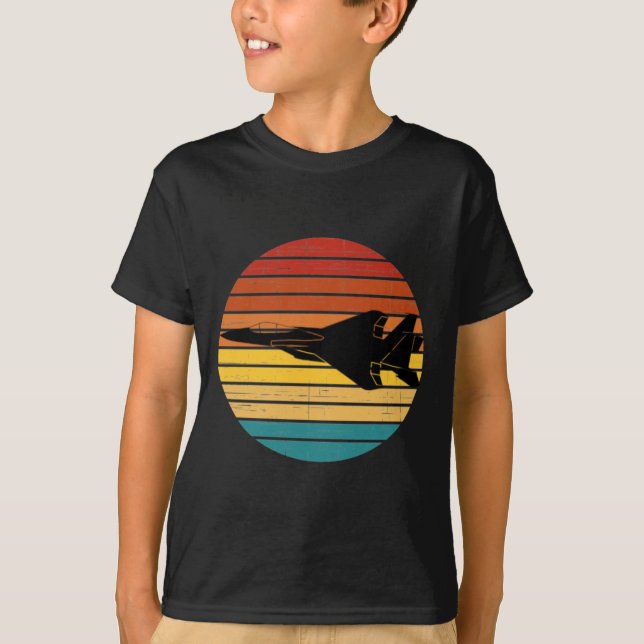 T-shirt Sticker Soleil Ff-15 Eagle Retro Set (Devant)