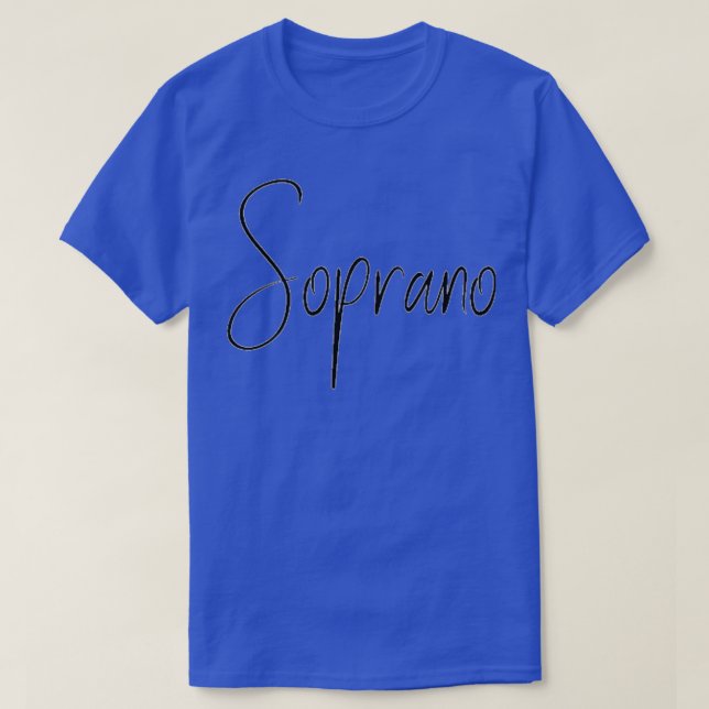 T-shirt Sticker Soprano (Design devant)
