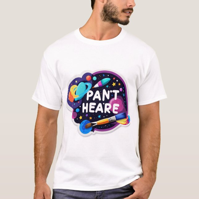T-shirt Sticker spatial Fanart (Devant)