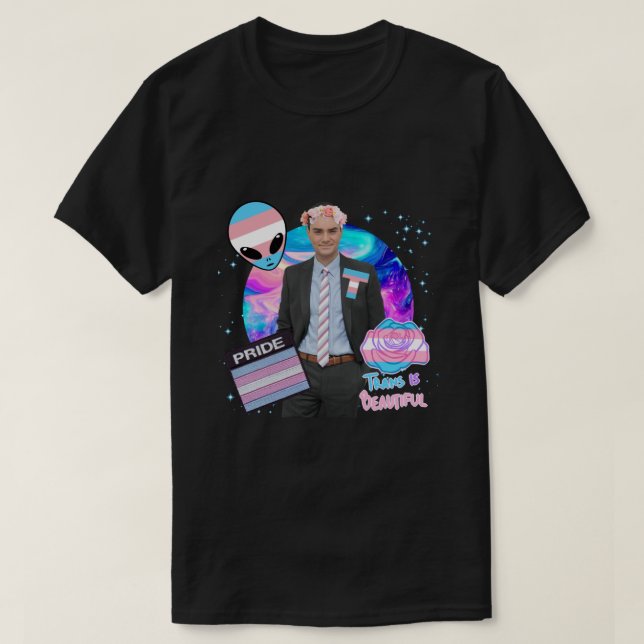 T-shirt Sticker Trans Ben Shapiro (Design devant)