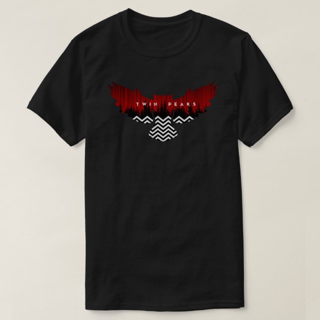 T-shirt Sticker Twin Peaks (Design devant)