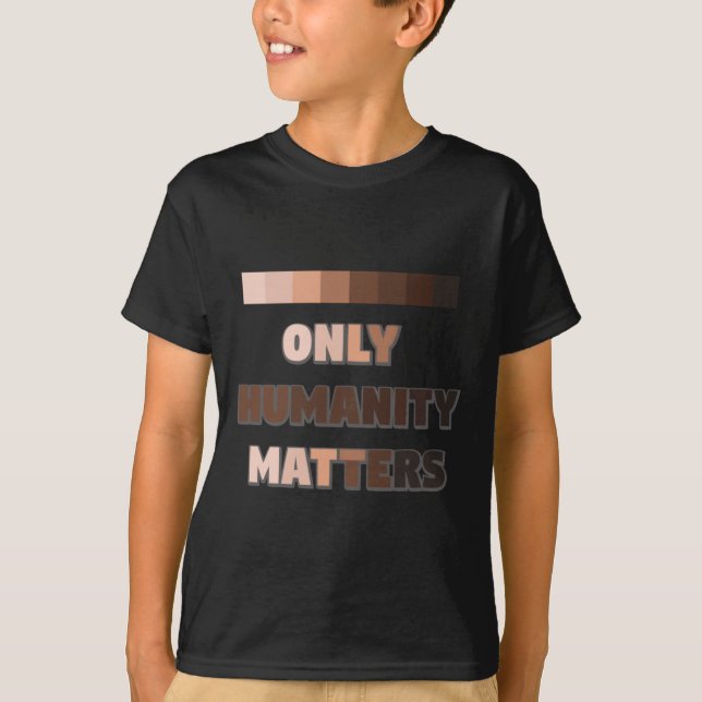 T-shirt Sticker Uniquement Humanitaire (Devant)