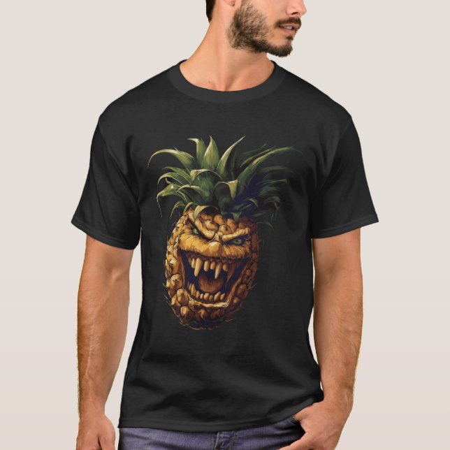 T-shirt Sticker Vampire ananas (Devant)
