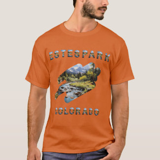 T-shirt Stickers colorado du parc des estes Surdimensionné