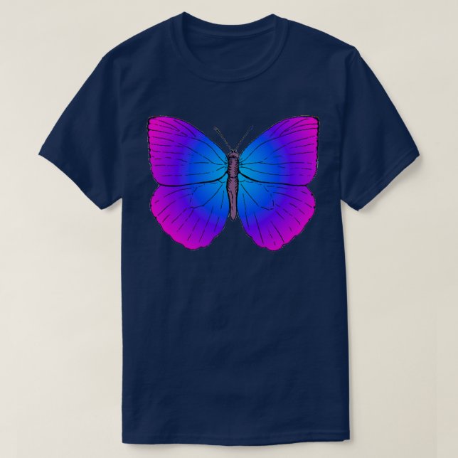 T-shirt stickers papillon drôle stickers drôle Drôle cadea (Design devant)