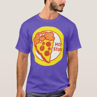 T-shirt Stickers Scratch vintage et Sniff Pizza Hot Stups