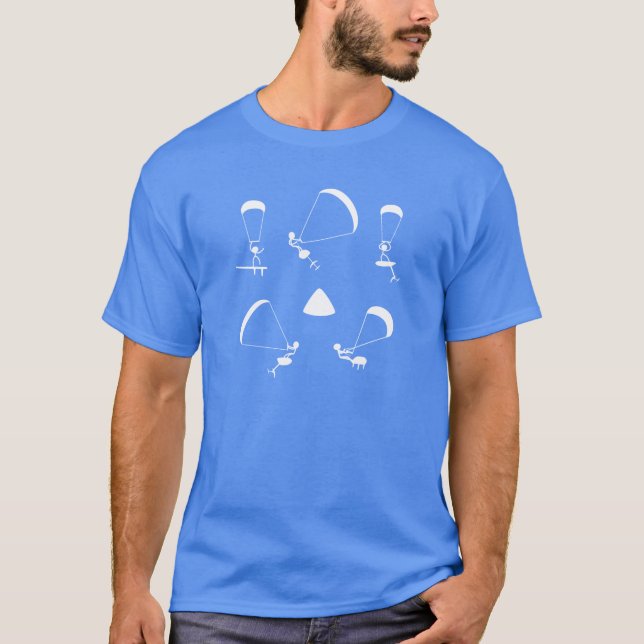 T-shirt stickfigure_11_foil+racebaordW (Devant)
