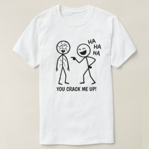T-shirt Stickman drôle Unisex