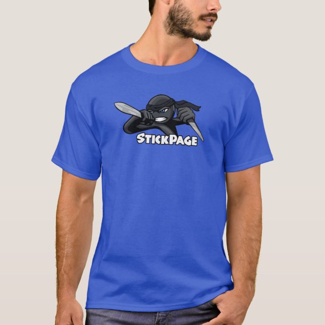 T-shirt StickPage - Ninja fou (Devant)