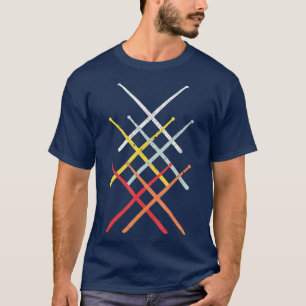 T-shirt Sticks à tambour rétro vintage Cadeau