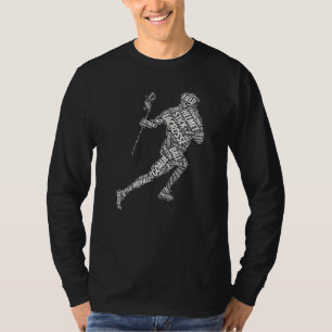 T-shirt Sticks de crosse pour garçons Sports & Fitness Coo