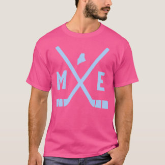 T-shirt Sticks de hockey sur glace du Maine Plan de l'État