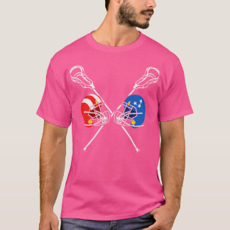 T-shirt Sticks du pavillon de crosse 4 juillet