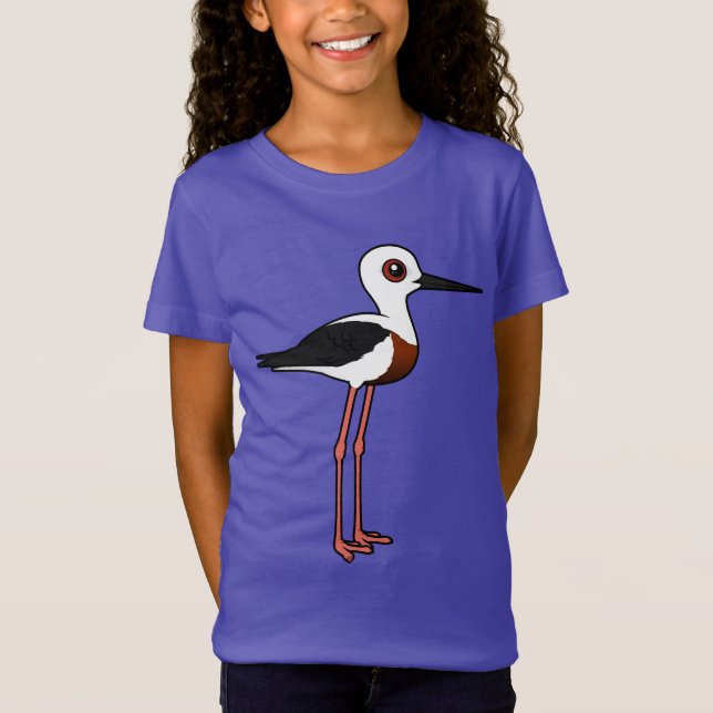 T-Shirt Stilt Bandalisé Birdorable (Devant)