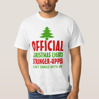 T-shirt Stimulant de lisse de lumières de Noël