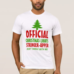 T-shirt Stimulant de lisse de lumières de Noël