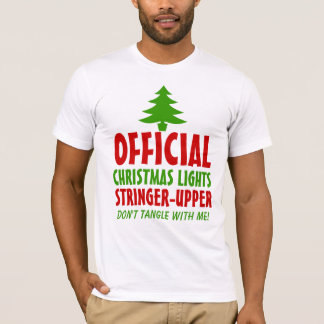 T-shirt Stimulant de lisse de lumières de Noël