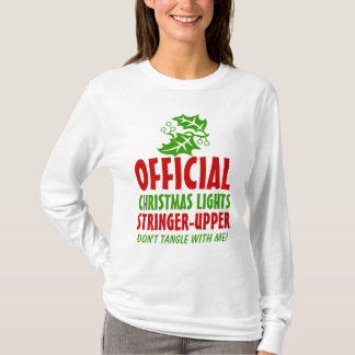 T-shirt Stimulant de lisse de lumières de Noël