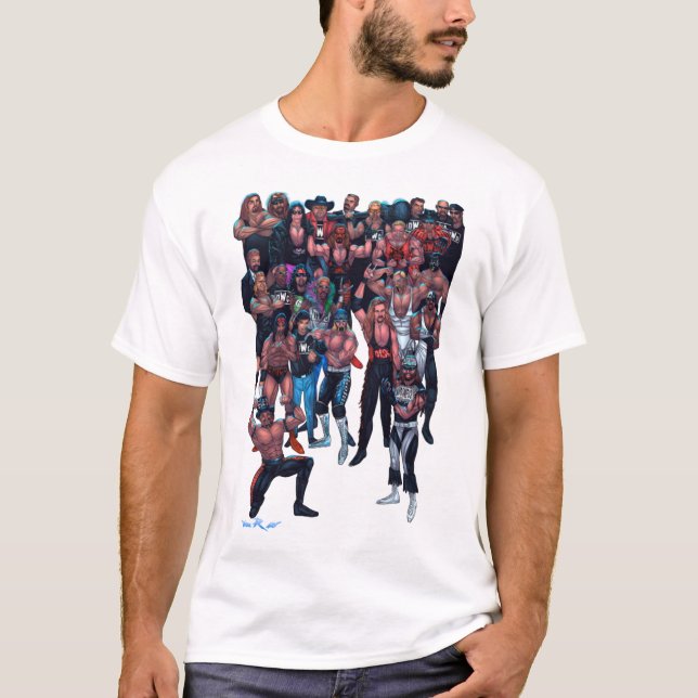 T-shirt Sting T-ShirtNow pro lutte faction Sting Pac A (Devant)