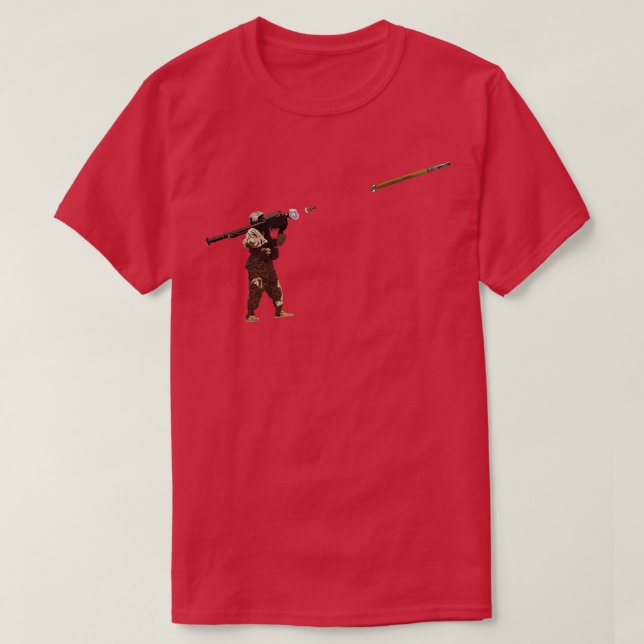 T-shirt Stinger Gunner Tir Missile (Design devant)