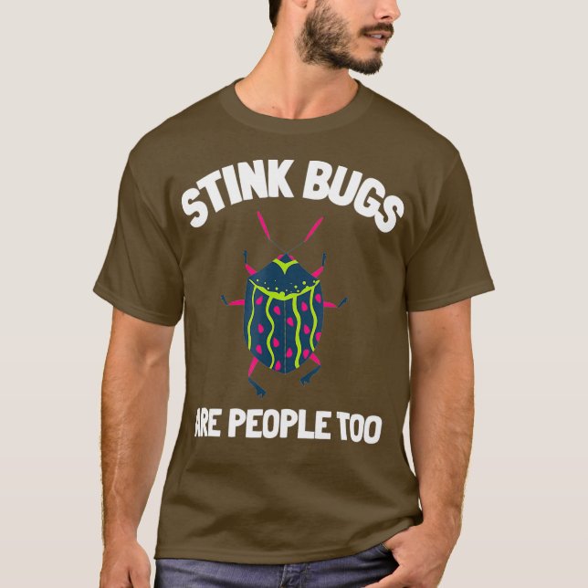 T-shirt Stink Bug Beetle Et Halyomorpha Halys (Devant)