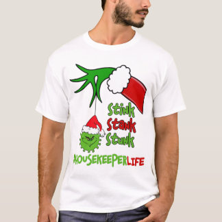 T-shirt Stink Stank Stunk Funny Noël