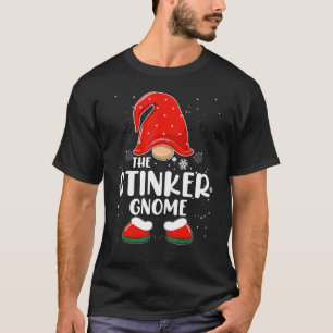 T-shirt Stinker Gnome Buffalo Plaid Matching Family Christ
