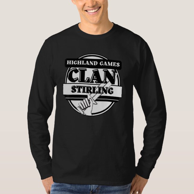 T-shirt Stirling Highland Games Scottish Clan (Devant)