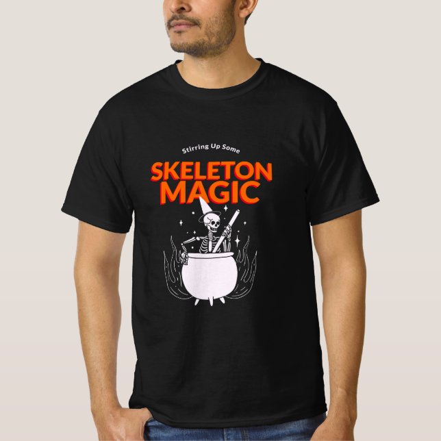 T-shirt Stirring Up some Skeleton Magie (Devant)