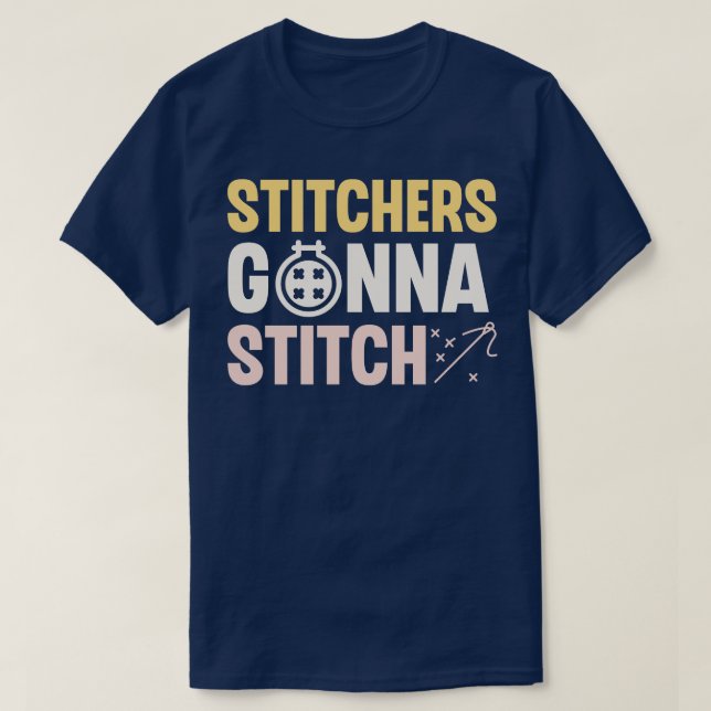 T-shirt Stitchers Gonna Stitch (Design devant)