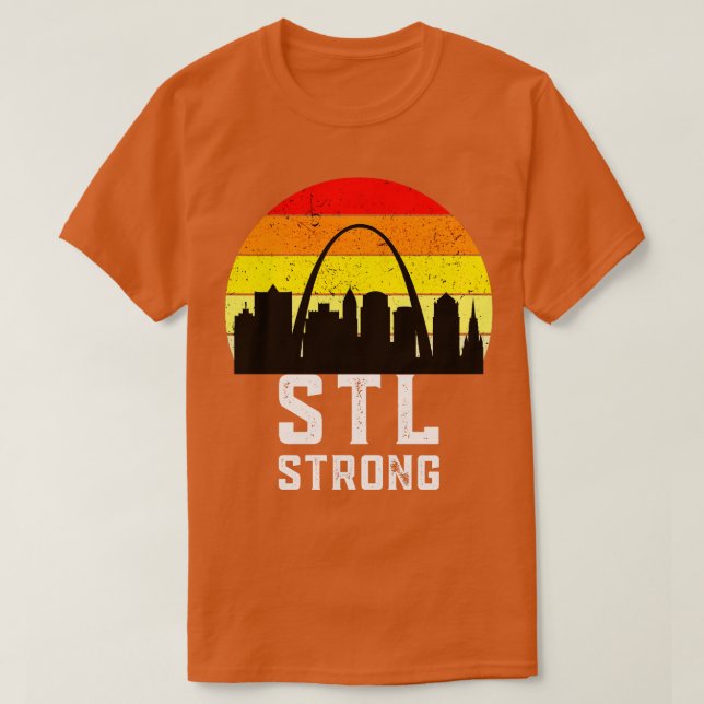 T-shirt STL Strong Saint Louis Missouri (Design devant)