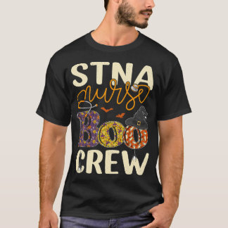 T-shirt STNA Nurse Boo Crew Funny STNA Nurse Halloween Cos