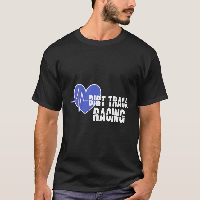T-shirt Stock de course de piste de piste de course automo (Devant)